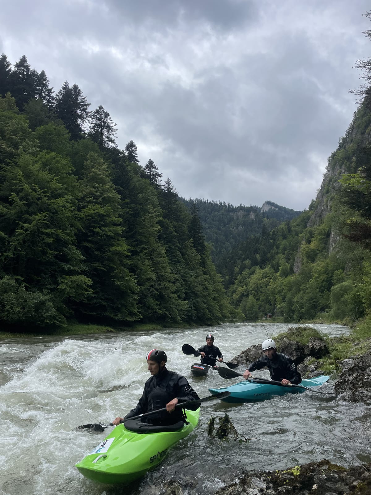 Powódź na Dunajcu - 500 m³/s wody